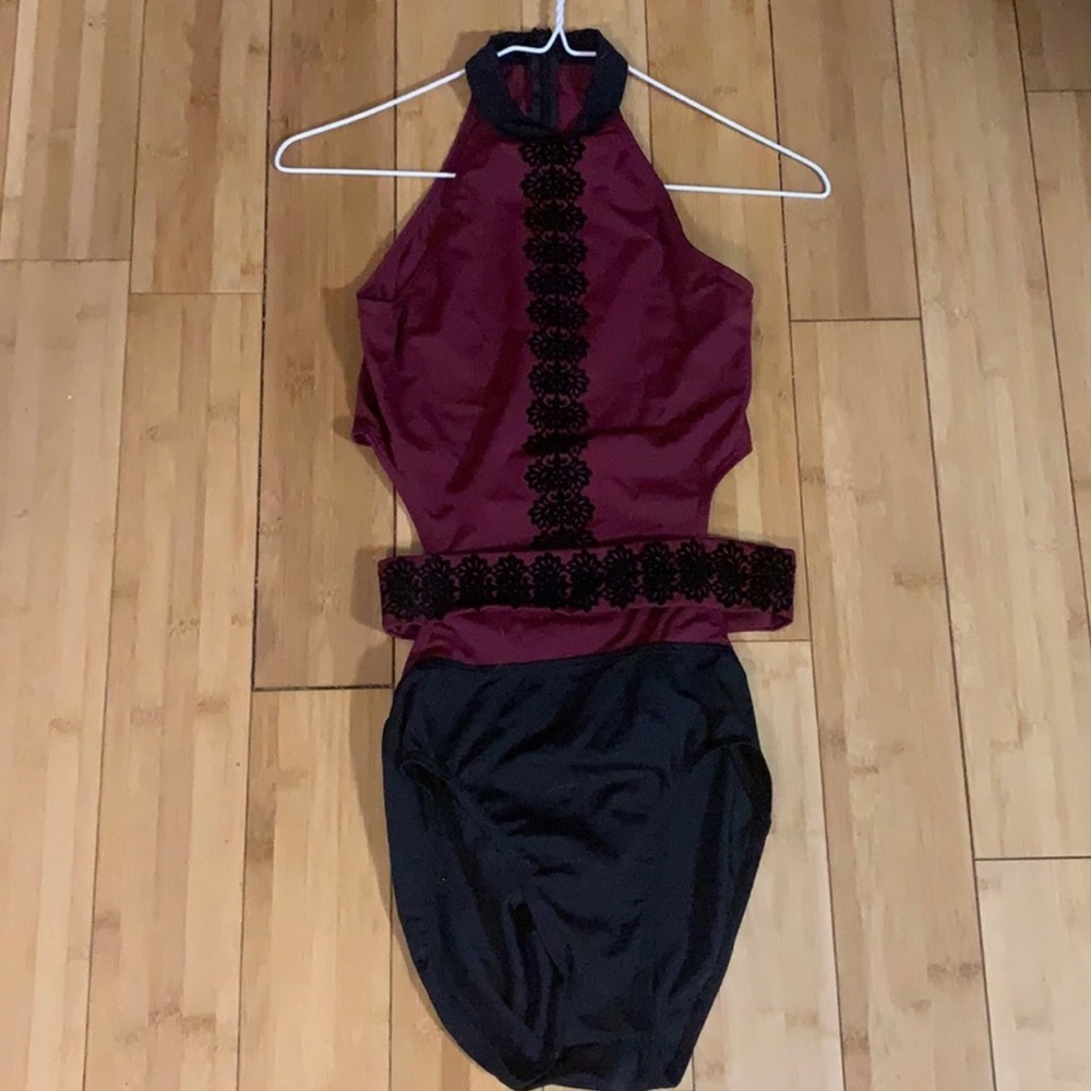 Purple & Black Dance Outfit